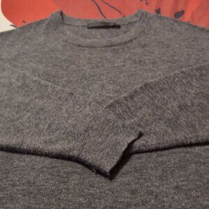 JENNI KAYNE THE MARINA CREWNECK SWEATER IN CHARCOAL GRAY SIZE SMALL EUC...